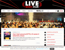 Tablet Screenshot of liveclub.it